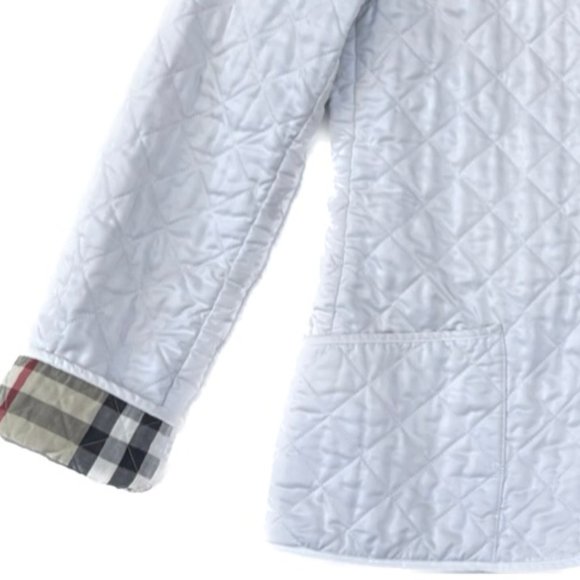 Auc BURBERRY LONDON  white nova check quilted jacket S - Picture 13 of 14